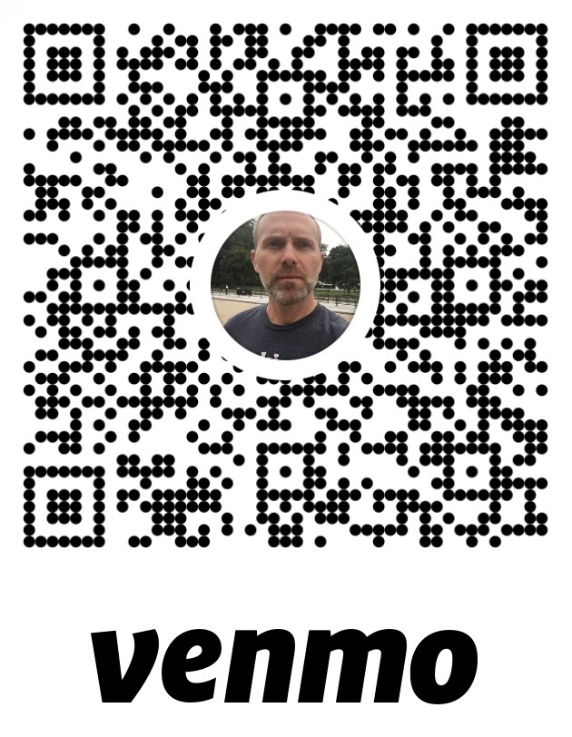 Scan to pay via Venmo