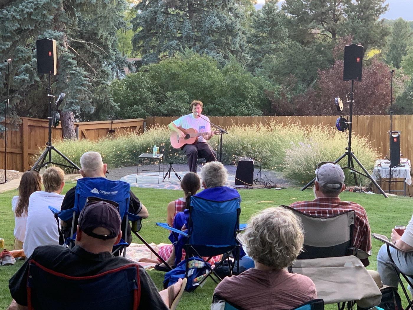 Paul Spring performing at Cook Court Sessions